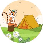 tiky rond site tente